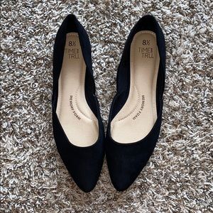 Black D’orsay Flats